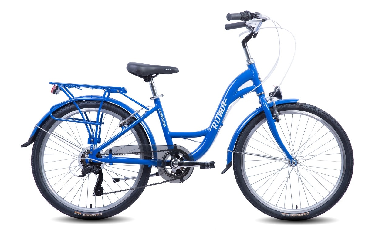 Велосипед Ritma 24 Campolina blue/white 355mm _без щитков 