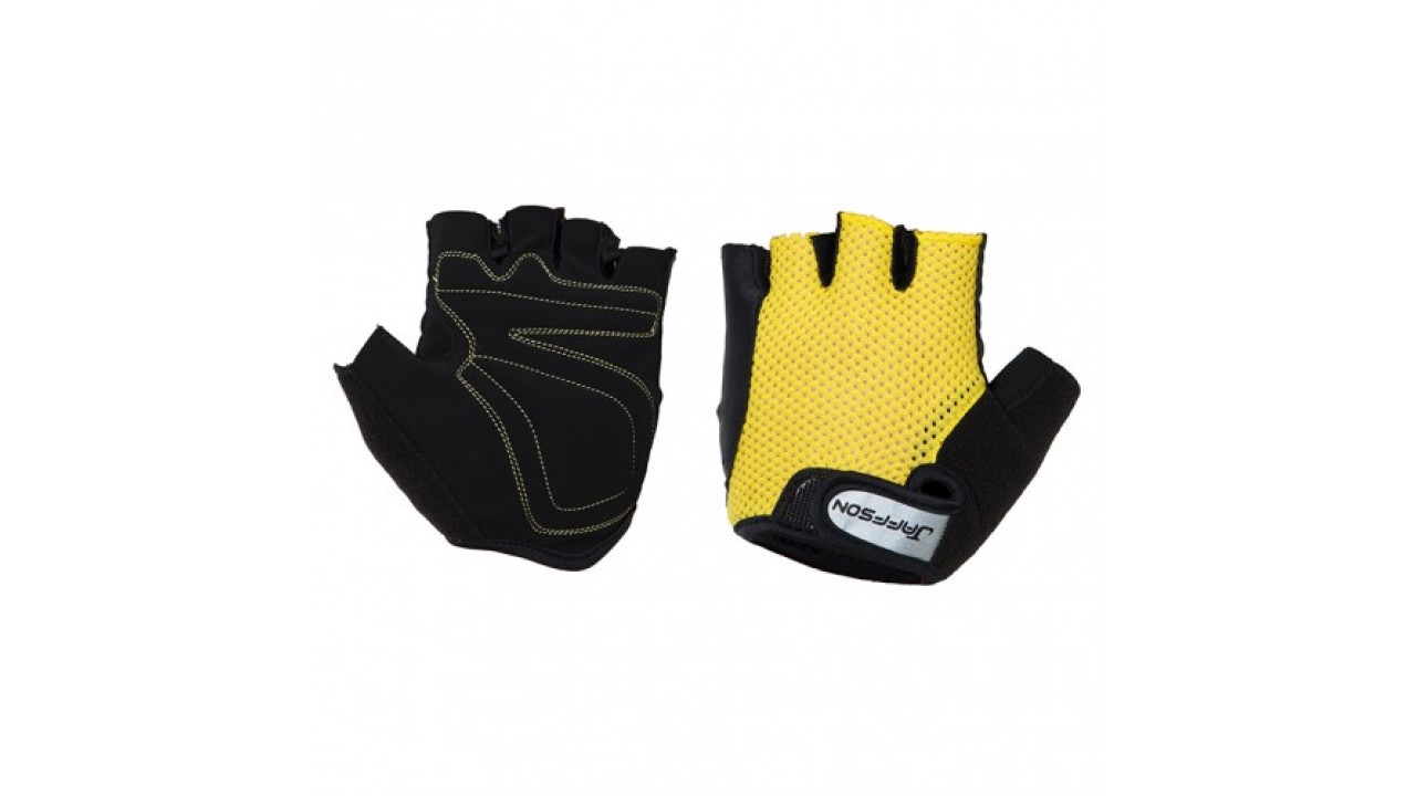 Перчатки JAFFSON SCG 46-0398 L (чёрный/жёлтый)
