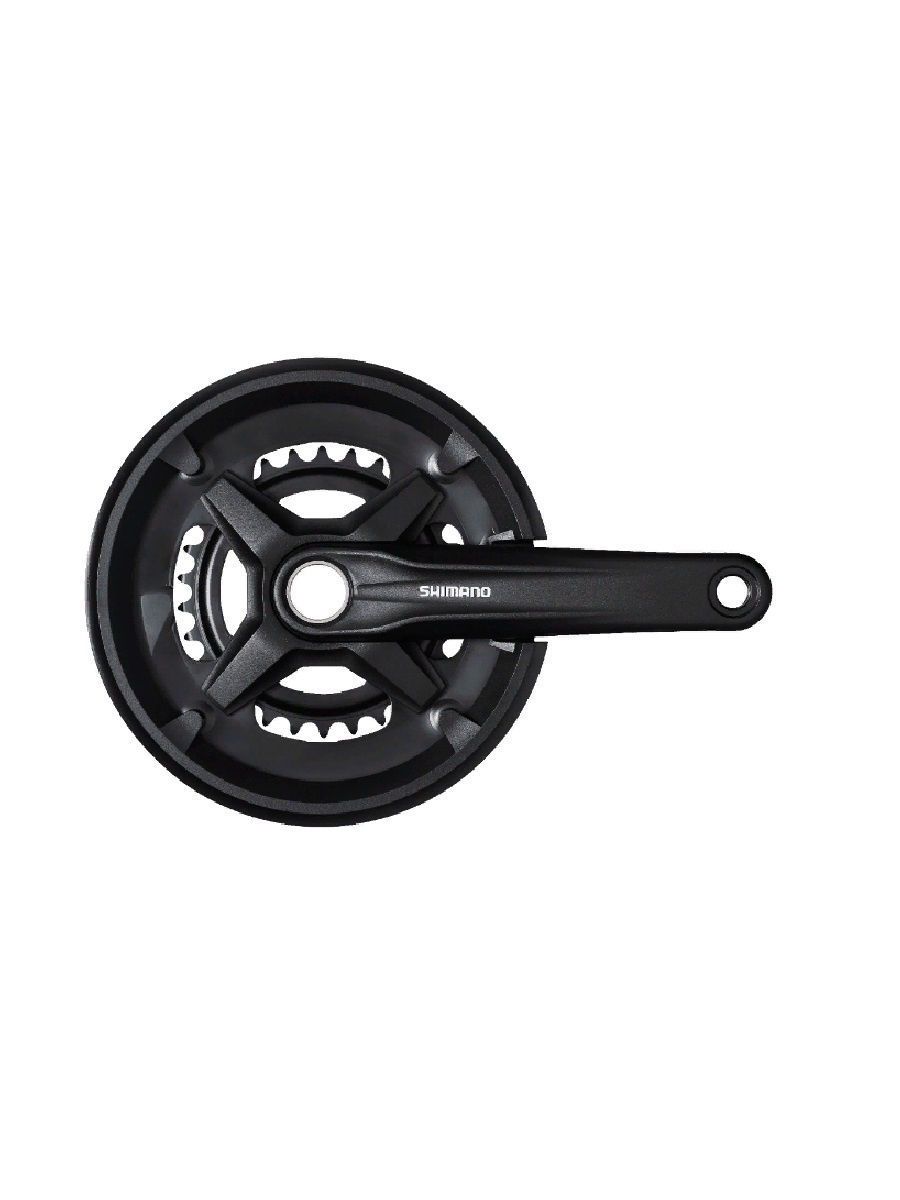 Система Shimano, MT210, 175мм, для 2x9ск, ин. Вал., 46/30, с защитой., цвет черный