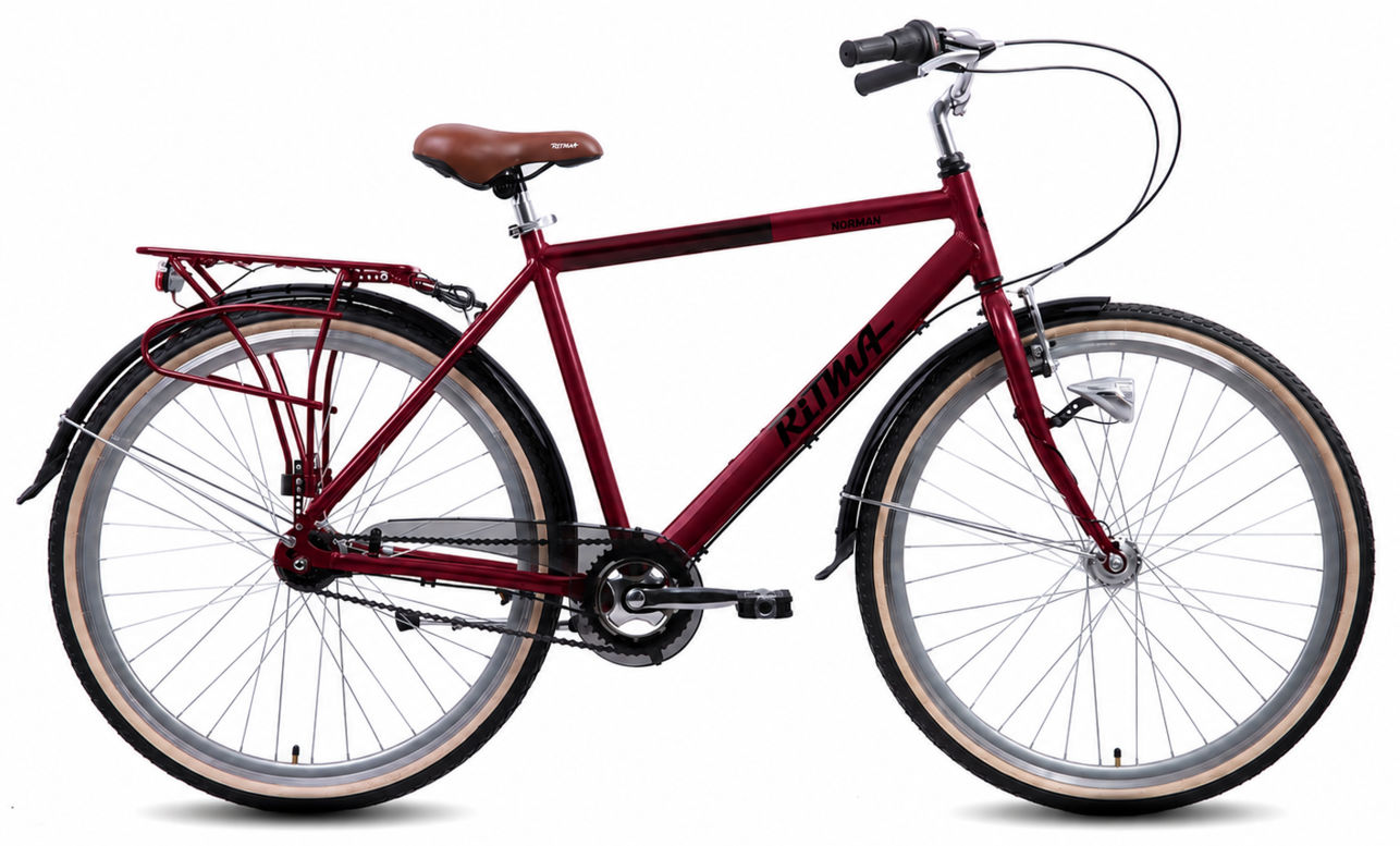 Велосипед Ritma 700C Norman red/bk 533mm_