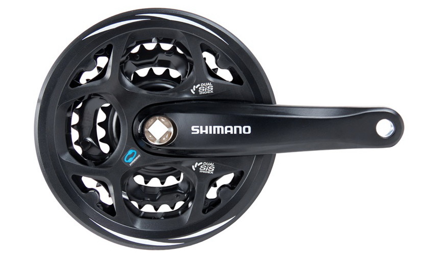 Система Shimano Altus, FC-M311, черн, 175мм, Кв, 42/32/22T (РФ)
