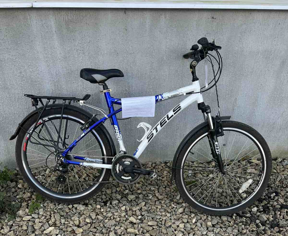 БУ велосипед Stels Navigator 800 26" бело-синий 20 2026