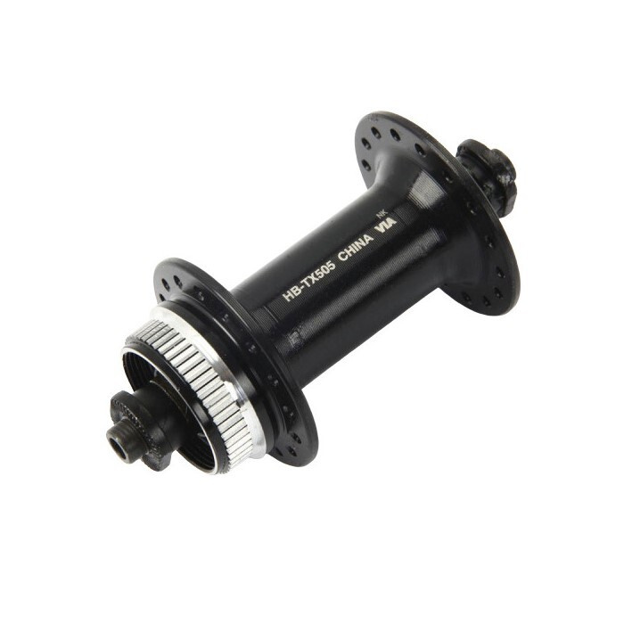 Втулка передн. Shimano, TX505, 36 отв, QR, C.Lock, без кожуха, цв. черн.