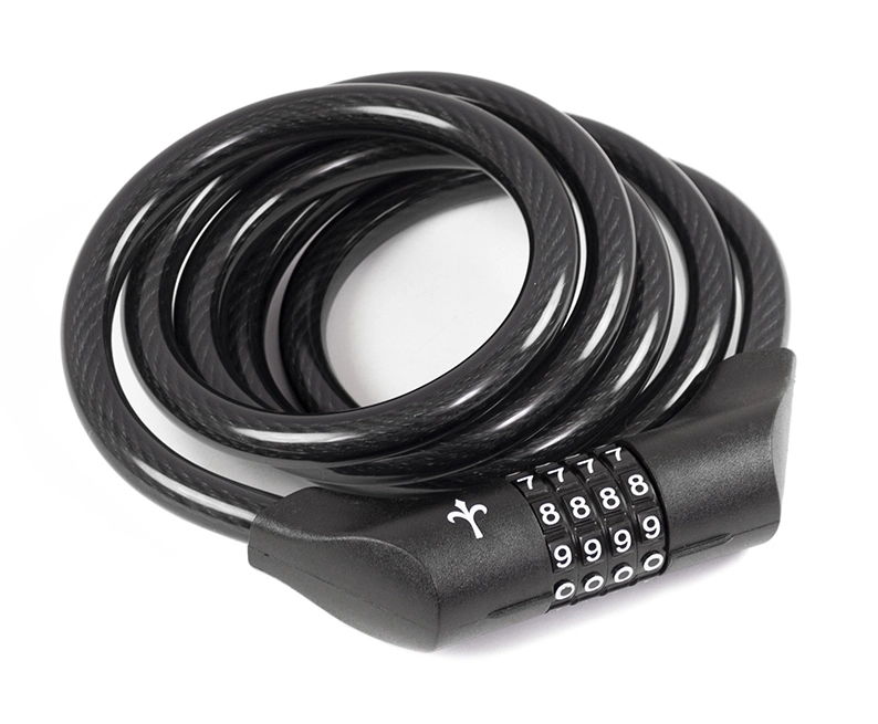 LO-004DB Замок Wilier, 10/1500мм, кодовый, спираль, черный, GTIN: 8059178146050 /Тайвань/