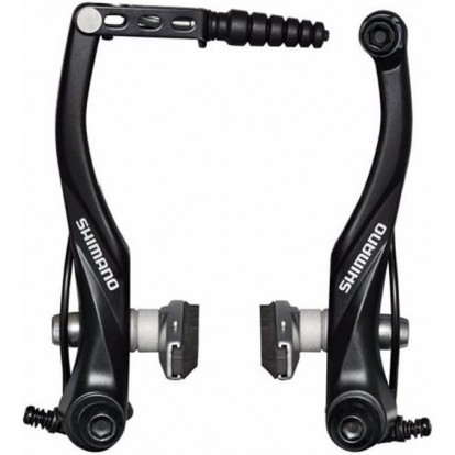 Тормоз v-br Shimano Alivio, T4000, пер, колодки S65T, черн (РФ)