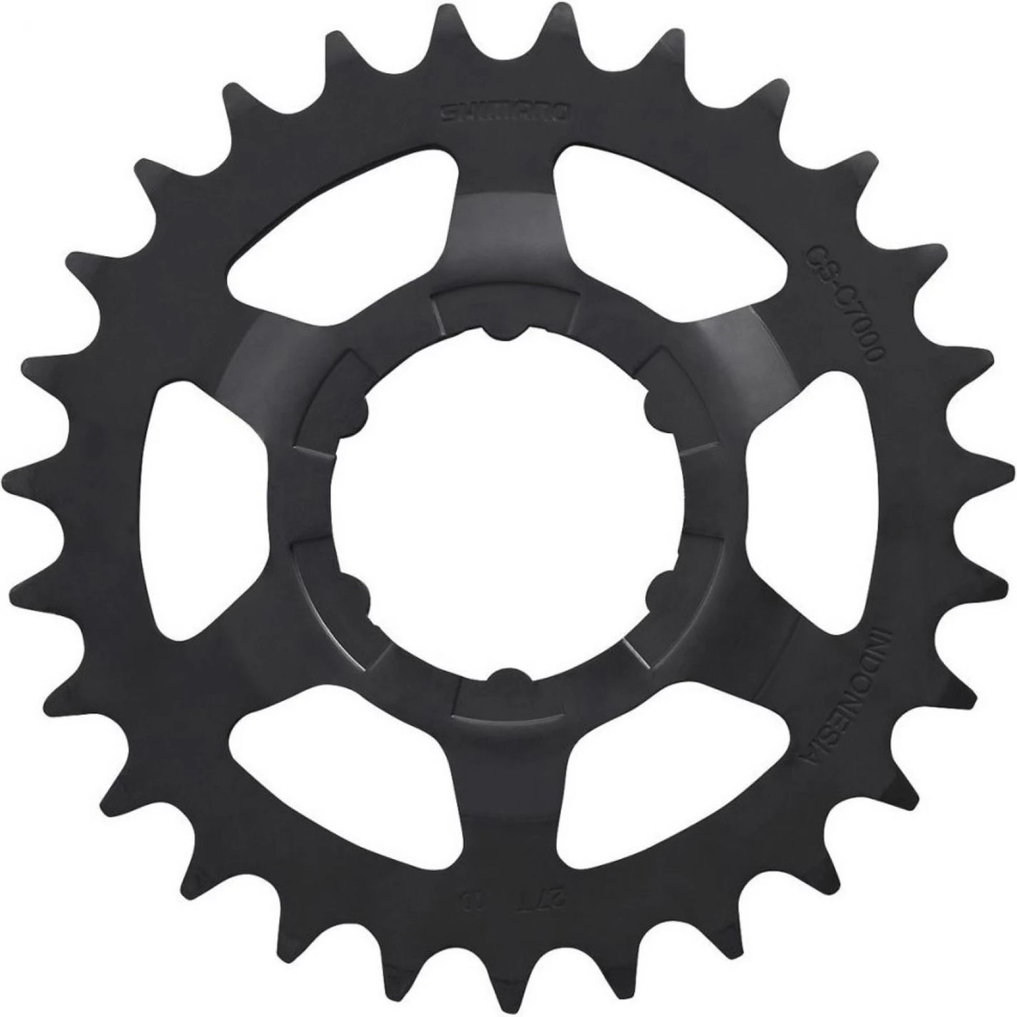 ACSC700024 Звезда задняя Shimano, CS-C7000, Nexus, 24T б/уп. /Сингапур/