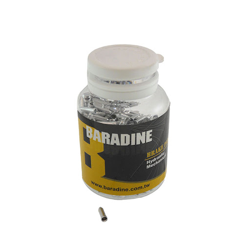 Наконечник троса тормоза BARADINE TIPBA01-SI (600 шт., серебристый)