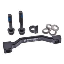 Адаптер диск торм. Shimano, SM-MA-F180P/S, болт (2шт), стоп. кольца 2 шт.(ISMMAF180PSA); МАЛАЙЗИЯ