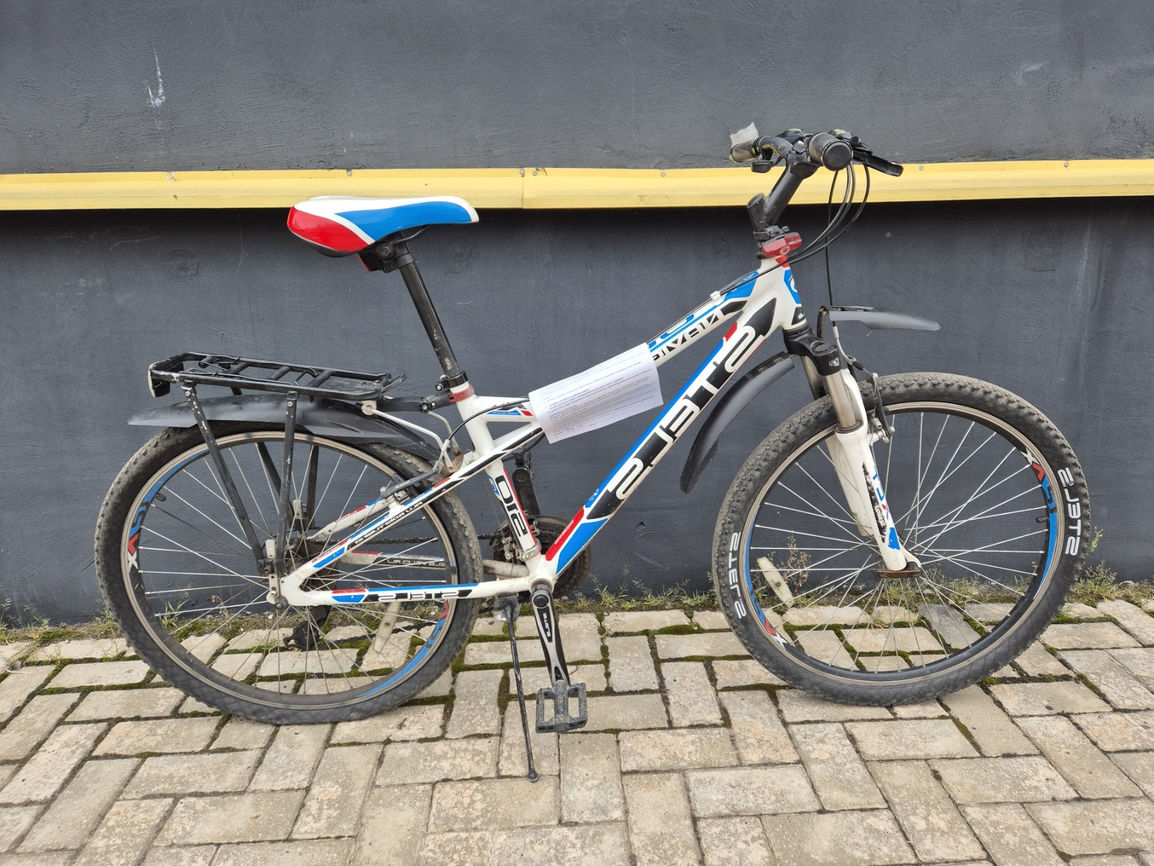 БУ велосипед Stels Navigator 26" бело-синий 16 2026
