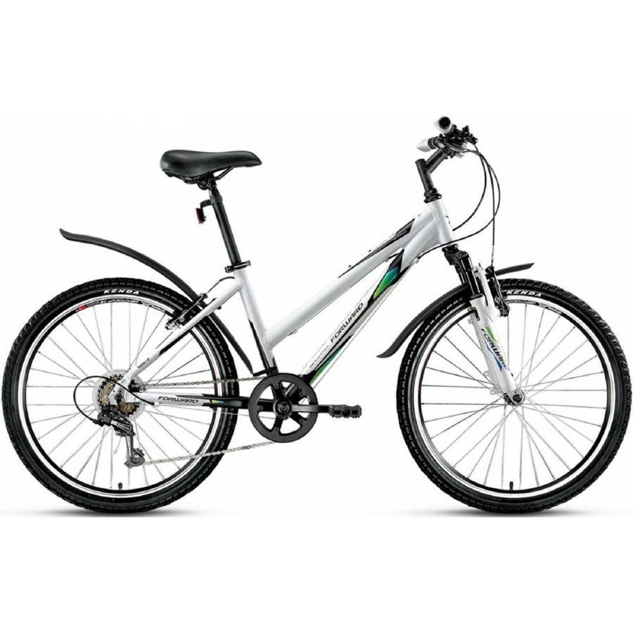 велосипед FORWARD SEIDO 2,0 алюм, (24" 18ск) белый (в комплекте с защитой цепи) (рост 15") 2015-2016