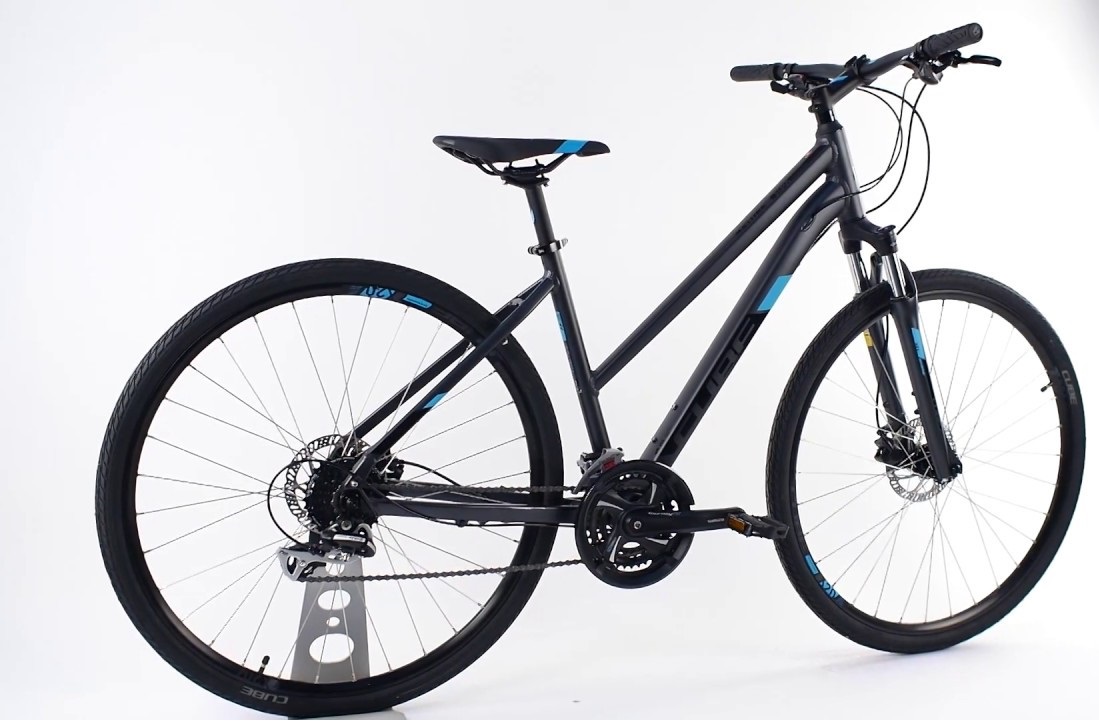 Артикул 245100.Велосипед Cube Nature iridium'n'blue 2019 54 см/Германия