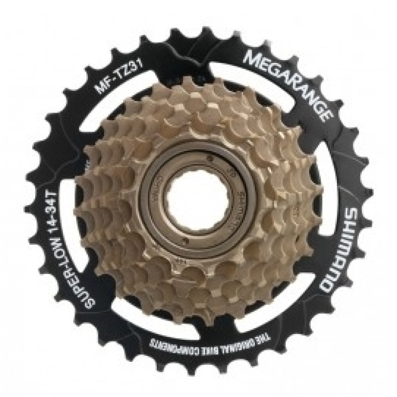 Звезда задняя, MF-TZ31, Трещотка, 7 ск. 14-34, SHIMANO, серый, AMFTZ317434T /8714 93 000 0