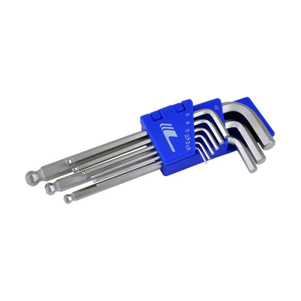 398472 Набор шестигранников Longus, (9 шт - 1,5/2/2,5/3/4/5/6/8/10мм), GTIN: 8586014491048 /Китай/