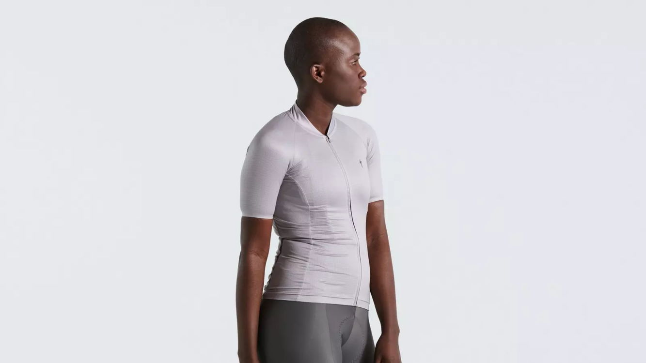 64022-5703 Джерси SL AIR SOLID JERSEY SS WMN SIL M