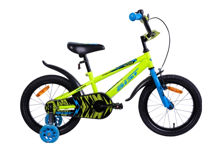 Велосипед двухколесный для детей Aist  PLUTO 14 желтый 2020 4810310007561 Страна пр-ва: РБ