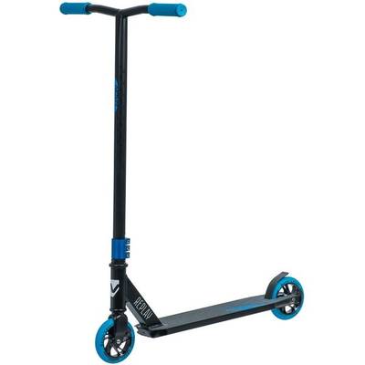 120A.REPLAY.BBL20 Самокат трюковый NOVATRACK REPLAY BL, PU колеса 120 мм, черно-синий 120A.REPLAY.BB