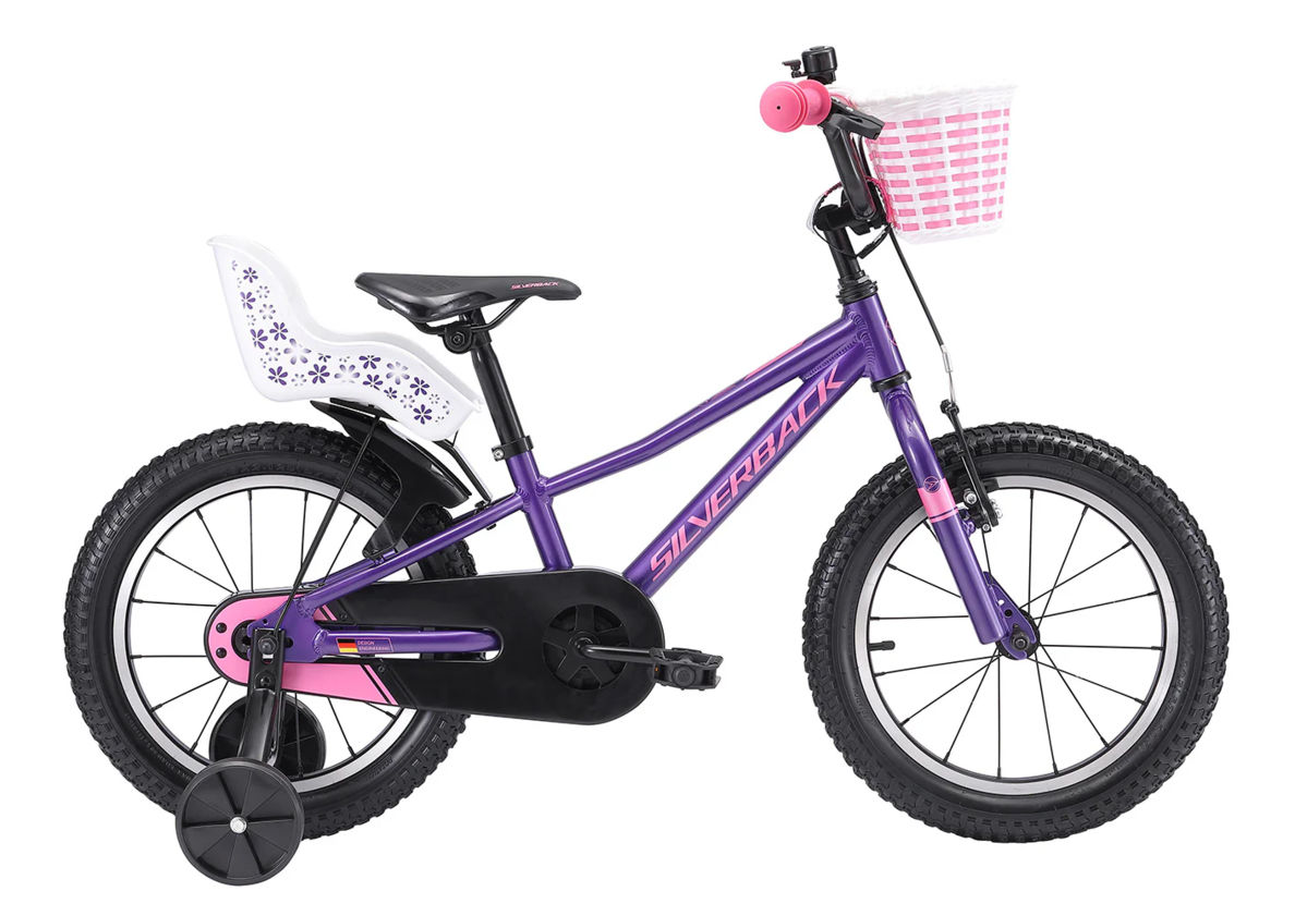 Велосипед SILVERBACK SKID 16 GIRL 1 GLOSS VIBRANT BERRY/GLOSS PINK 2026