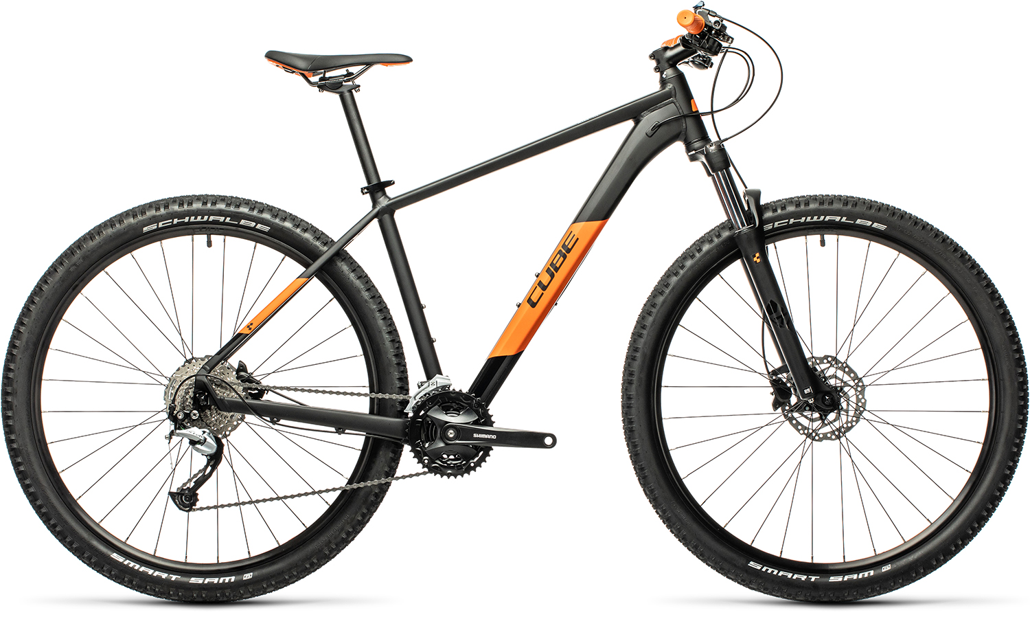Велосипед для взрослых Cube Aim SL black´n´orange 21" / 29 / XL, ГЕРМАНИЯ,401500