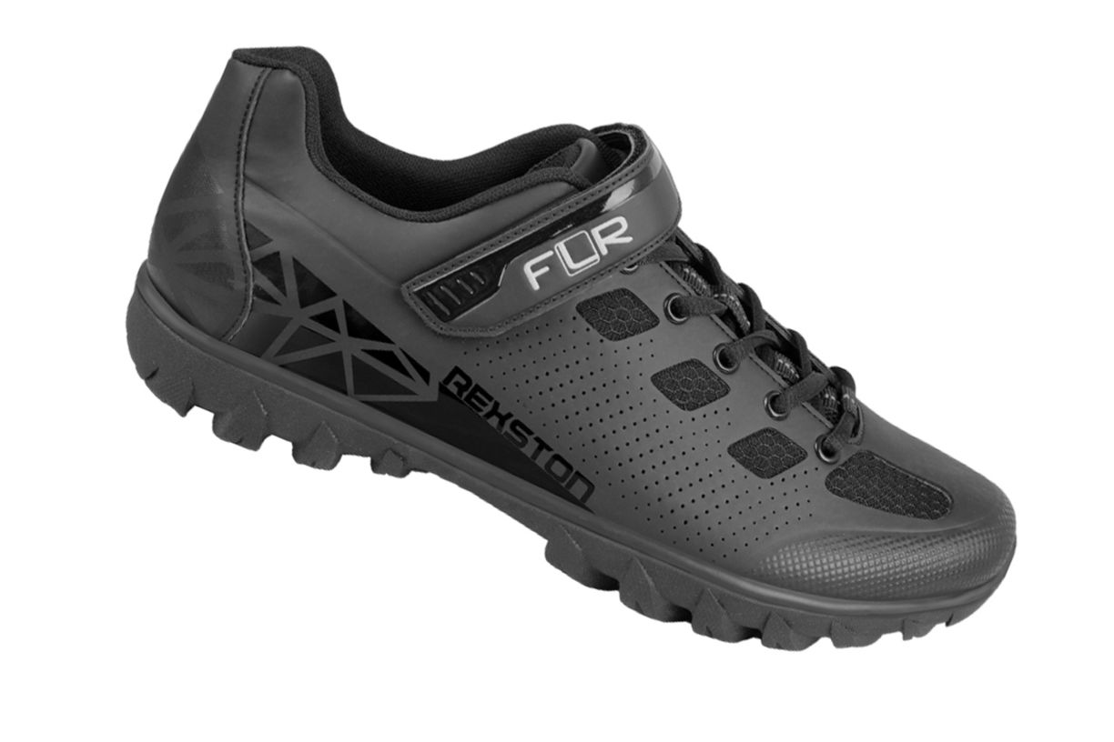 Велотуфли FLR Gravel-Offroad Rexston цвет:Black размер:39 2023 (FLR58835) /Китай/