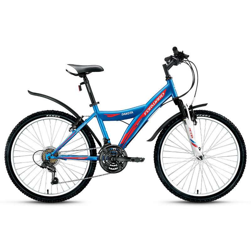 Велосипед FORWARD DAKOTA 24 2.0 (24" 18 ск. рост 15") 2015-2016синий, RBKW61N4P006