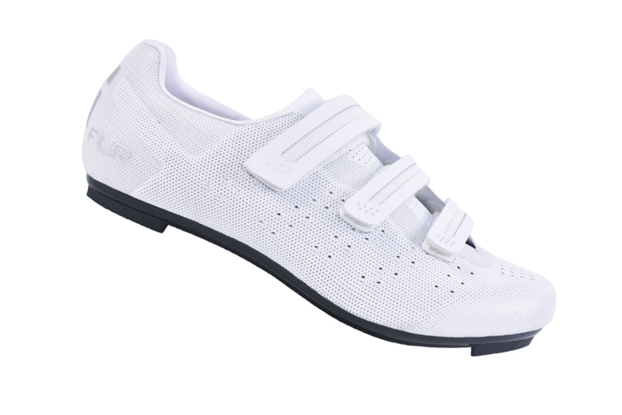 Велотуфли FLR Road F-35 Knit цвет:White размер:45 2023 (FLR58217)