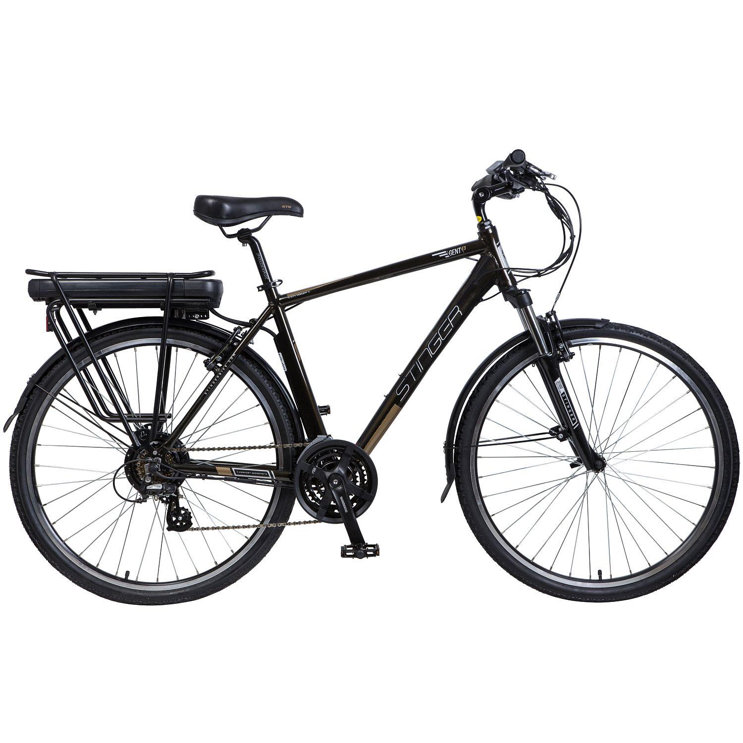 Электровелосипед Stinger 28" Gent 3 56см; коричневый