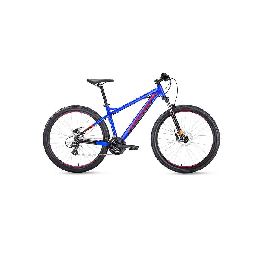 велосипед FORWARD QUADRO 27,5 3.0 disc алюм. (27.5" 24ск рост 19") синий /8712003000, RBKW9M67R020