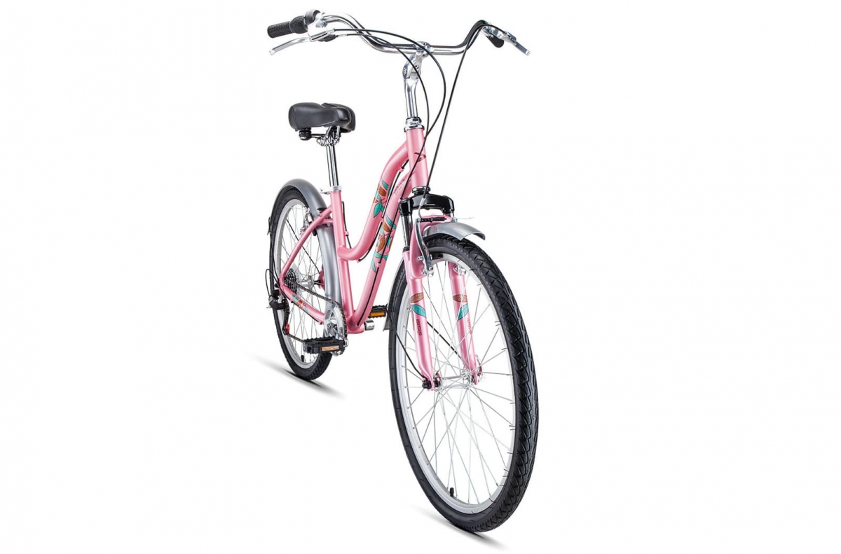 велосипед FORWARD EVIA AIR 26 1.0 алюм. (26" 7ск) розовый матовый /, RBKW98667005