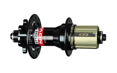 Втулка заднего колеса NOVATEC NT-D712SB (36H/QR/DB/4SB/SH8,9s/BK)
