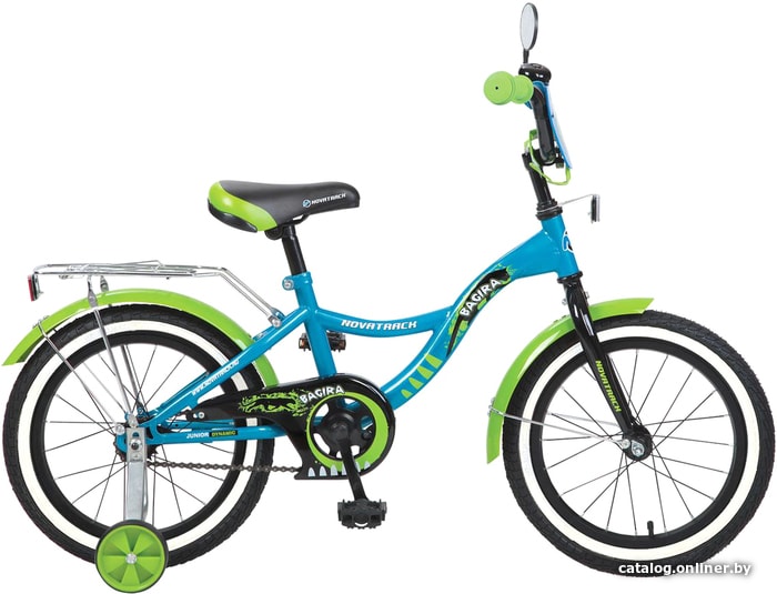 Велосипед NOVATRACK 20",S, Багира, синий,тормоз ножной,крылья и багажник хромир., гу #107089