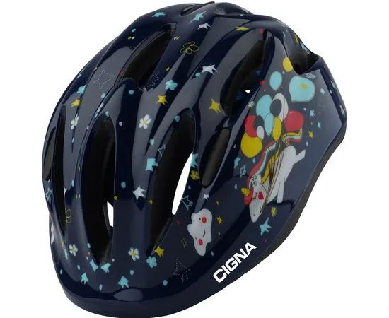 Шлем велосипедный детский Cigna WT-024 (чёрный, 48-53см)