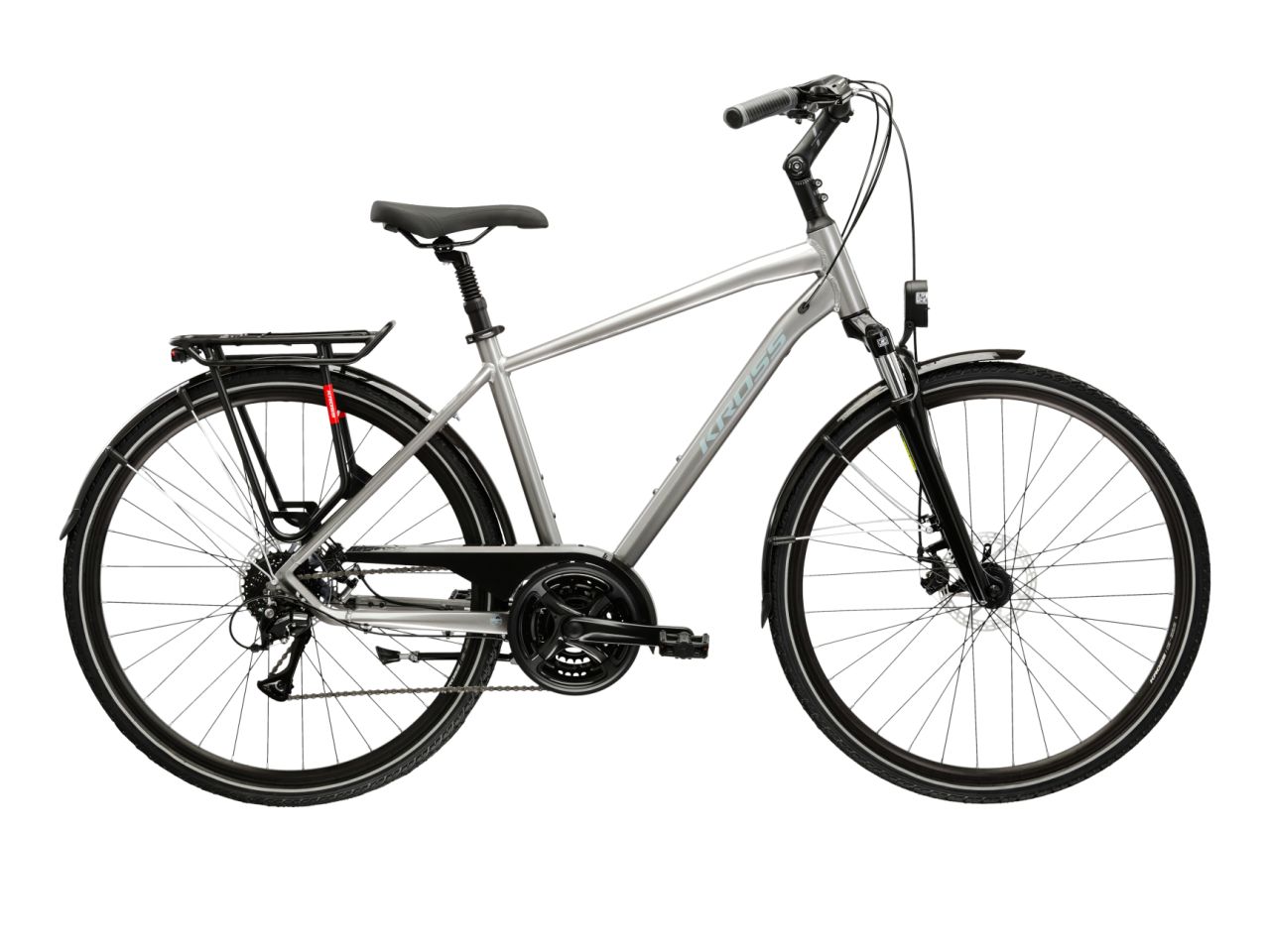 Велосипед KROSS Trans 3.0 M 28 L sil_sbl g KRTR3Z28X21M008010