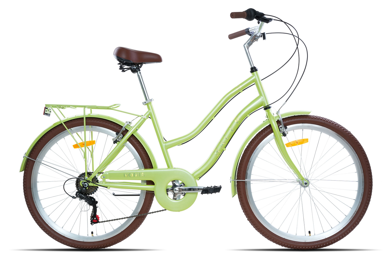 Велосипед Racer  Nomia 26 18 салатовый 2024 4810310033768, Страна произв-ва: Республика Беларусь