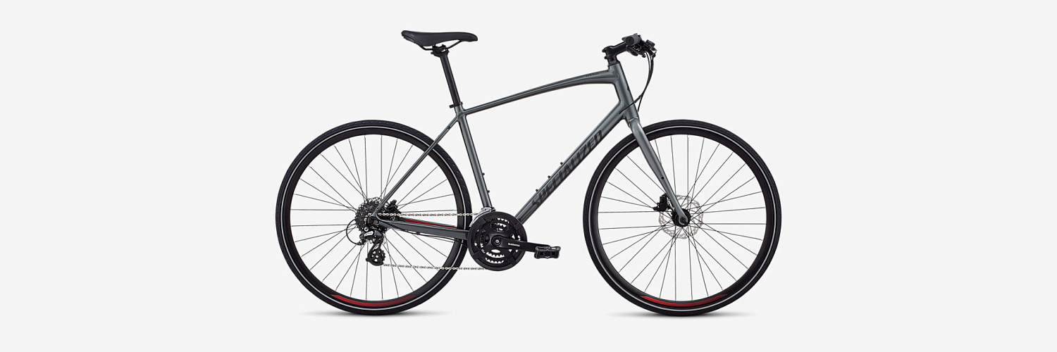 90918-7103Велосипед  SpecializedSIRRUS MEN INT CHAR/CNDYRED/BLK M