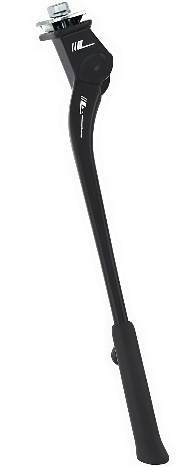 398495 Подножка Longus, HERO, алюм., 24-28", под раму, регулируемая, черная, GTIN: 8586014492410 /Тайвань/