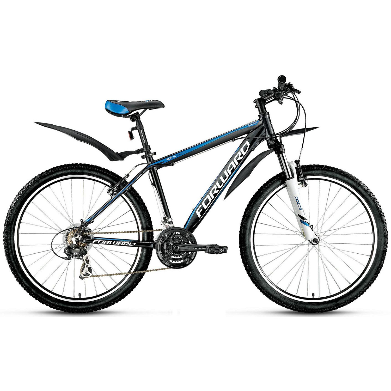 Велосипед FORWARD QUADRO 3.0 disc (26" 24 ск. рост 19") 2015-2016серый мат., RBKW6M66R026