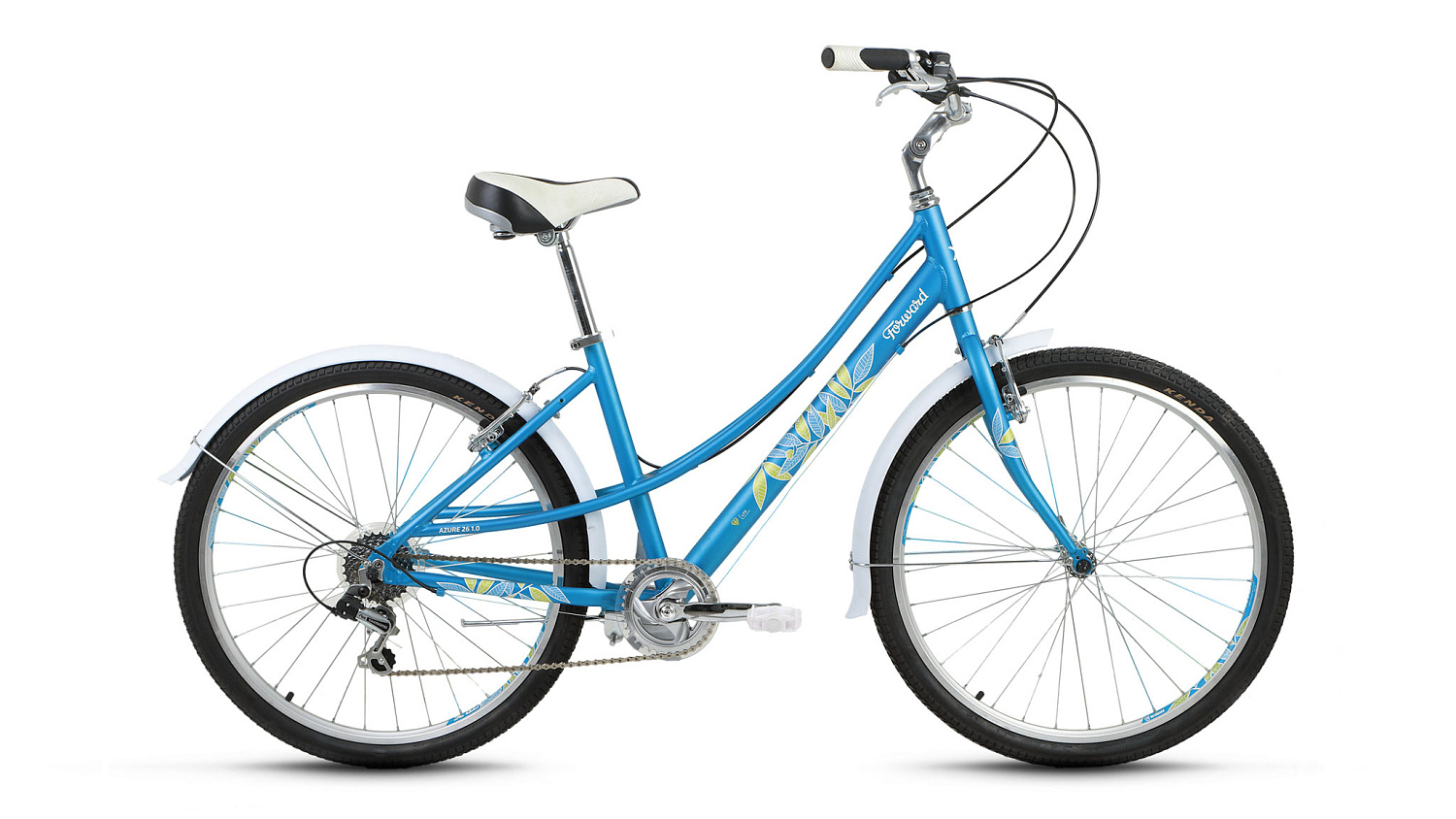 велосипед FORWARD AZURE 26 1.0 алюм. (26" 7ск) синий /, RBKW98667002
