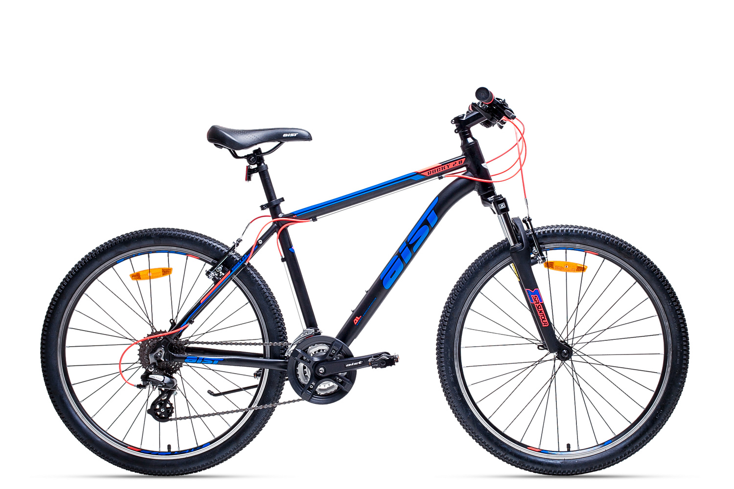 Велосипед  горный Aist  Rocky 2.0 (21" черно-синий) 4810310002269, Страна произв-ва: Китай
