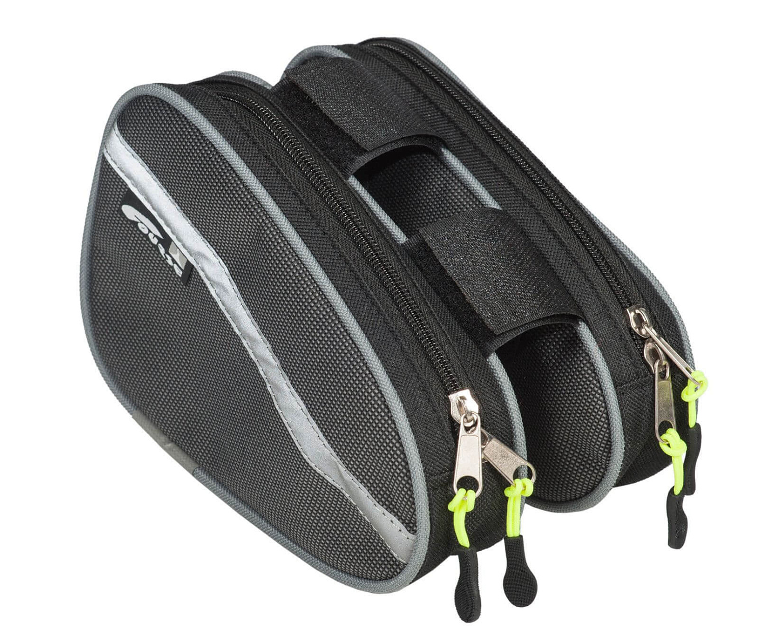 Велосумка ТВИН на раму (COURSE) чёрный