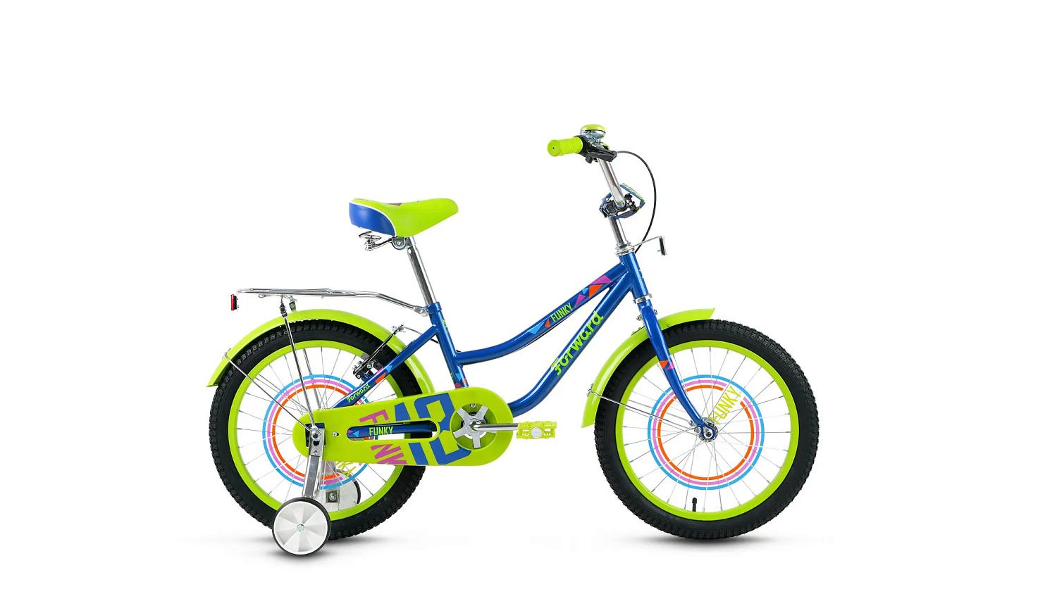 Велосипед FORWARD FUNKY 18 BOY (18" 1 ск.) 2016-2017синий,  RBKW7LNH1010